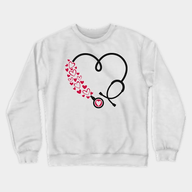 Stethoscope Crewneck Sweatshirt by TheTreasureStash